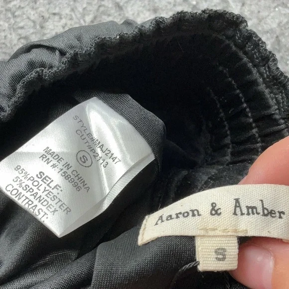 Aaron & Amber Long-Sleeve Sequin Jogger Jumpsuit - Picture 7 of 7